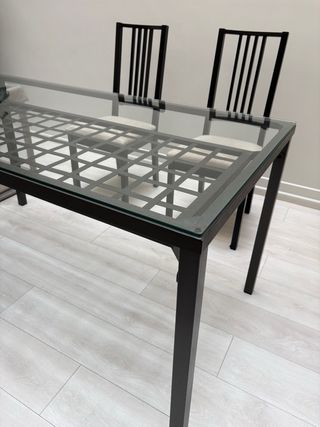 Mesas Ikea metal con revistero