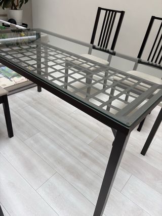 Mesas Ikea metal con revistero