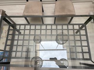 Mesas Ikea metal con revistero