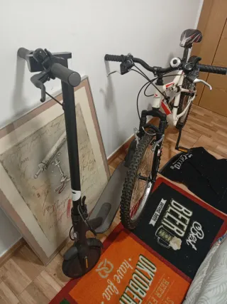 Patinete Eléctrico y Bicicleta MTB