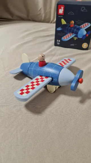 Avión de juguete Janod madera