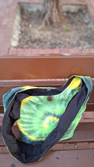 Bolso de hombro algodón tie dye Nepal