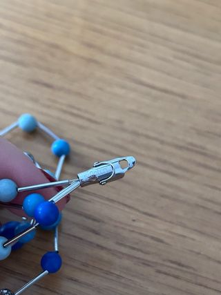 Pulsera Swatch Bolas Azul y Plata