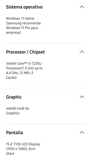 Samsung Galaxy Book 2 Intel Core i5 Argento