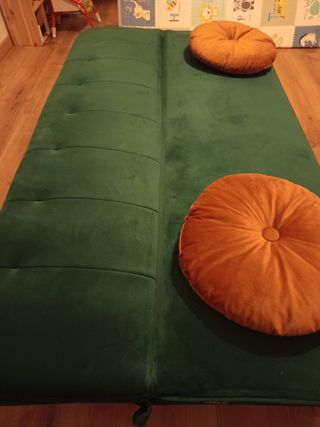 Divano letto 3 posti in tessuto