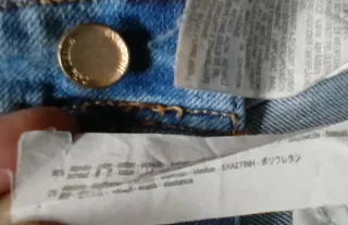 Pantalón vaquero Zara azul T.38