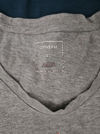 Camiseta Converse Gris Talla XL