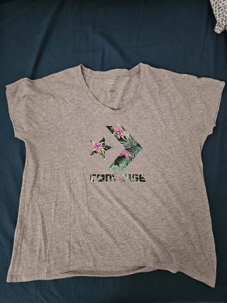 Camiseta Converse Gris Talla XL