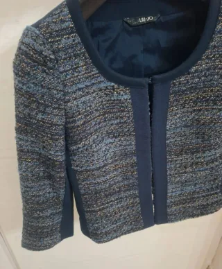 Bolero Liu Jo blu e oro