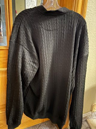 Cárdigan unisex negro talla única