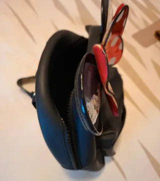 Mochila Minnie Mouse Negra Niña