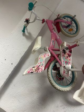 Bicicleta Infantil Minnie Mouse Rosa