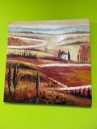 Cuadro paisaje Toscana