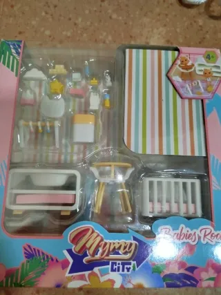 Mymy City Habitación Bebés y Cuna Gemelos