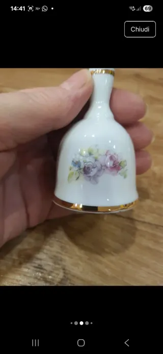 Set 3 porcellana Limoges vintage anni '80