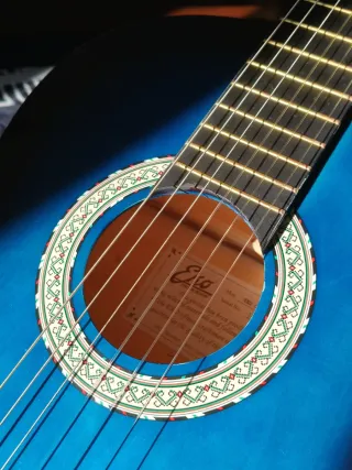 Chitarra Classica Blu Eko