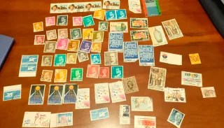 Lote de sellos variados