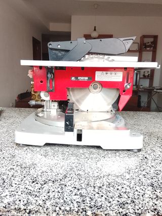 Ingletadora con corte superior y discos de 254 mm