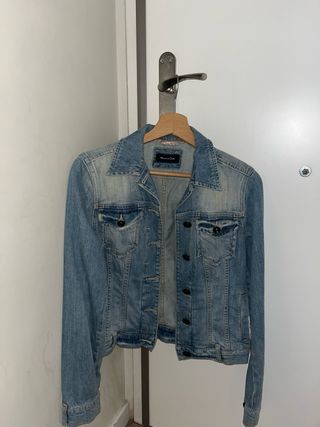 Chaqueta vaquera Massimo Dutti azul