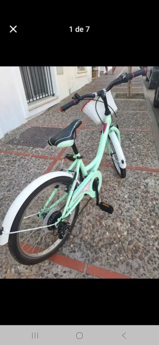 Bicicleta  verde