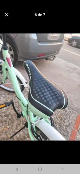 Bicicleta  verde