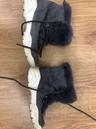 Botines Oysho grises talla 36