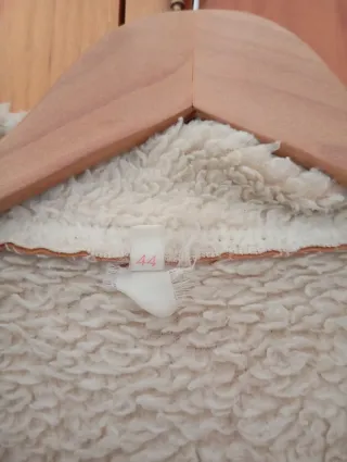 Chaquetón de ante con borreguito