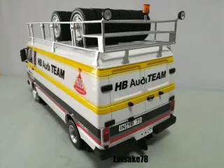 Maqueta VW LT 45 Audi Team 1:18