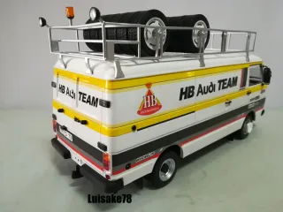 Maqueta VW LT 45 Audi Team 1:18