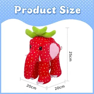 Peluche de fresa con forma de elefante BRAINROT