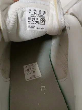 Zapatillas Puma Blancas y Grises