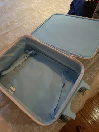 Maleta cabina Frozen Disney azul/rosa