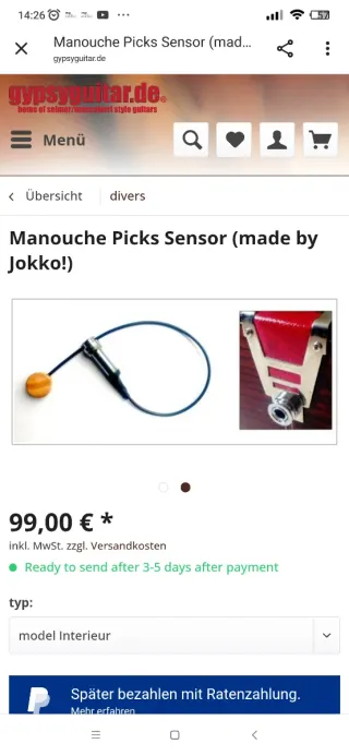 Guitarra Manouche Gitane D-500