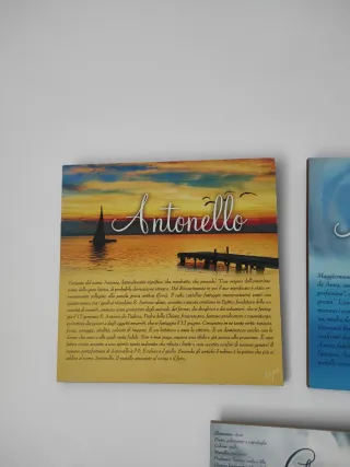 Quadretto con nome Antonello