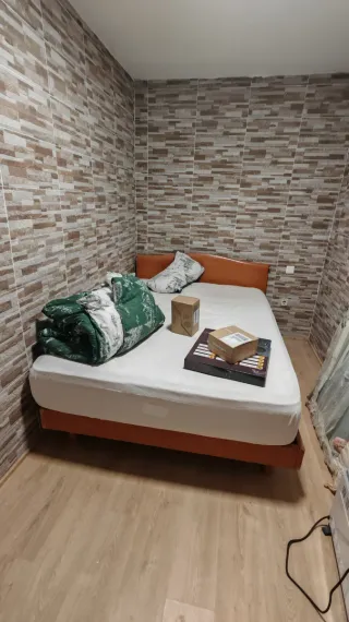 Cama 150x200 Madera sin colchón (solo estructura)