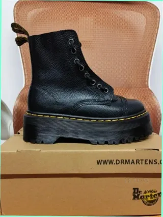 Botas Dr. Martens Jadon Negras Cremallera