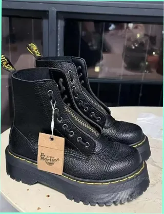 Botas Dr. Martens Jadon Negras Cremallera