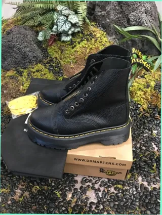 Botas Dr. Martens Jadon Negras Cremallera