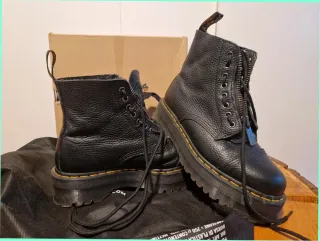 Botas Dr. Martens Jadon Negras Cremallera