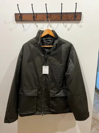 Cazadora verde encerada nueva