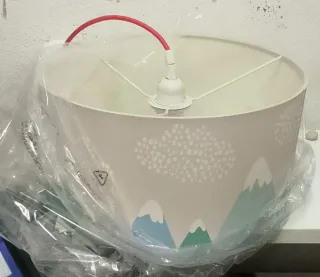 Lámpara juvenil infantil diseño montaña