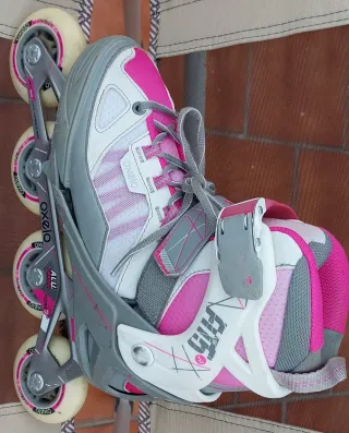 Patines Oxelo Fit 5 Niña Talla Ajustable