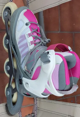 Patines Oxelo Fit 5 Niña Talla Ajustable