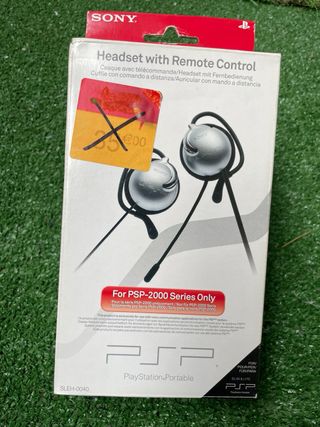 Auriculares PSP con control remoto