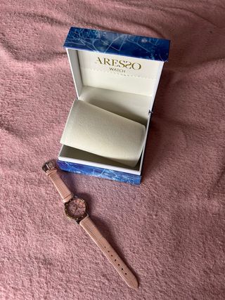 Reloj Aresso Nuevo Dorado y Rosa