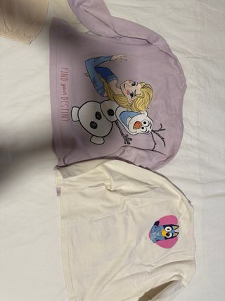 Pack 5 Camisetas Zara Niña talla 4 años
