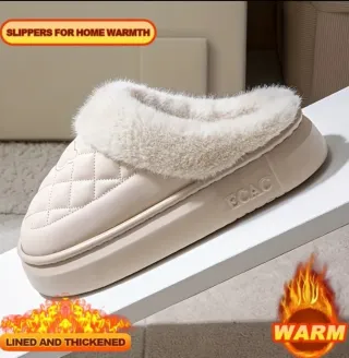 Zapatillas oso peluche suela gruesa