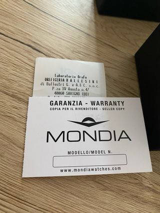 Mondia Swiss Paul Vermot - Edizione Numerata - NUO