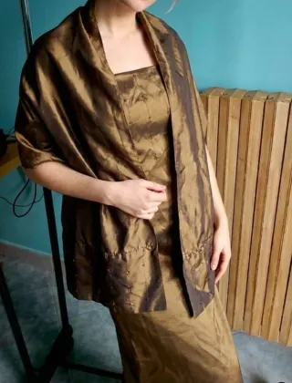 Abito Vintage Bronzo Y2K Made in Italy