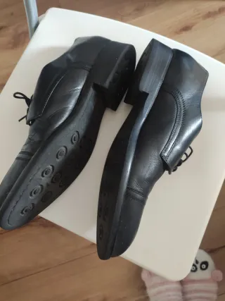 Zapatos de vestir Mango hombre negros